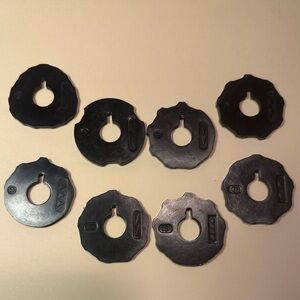 Set of 8 Singer Flat Cams or Fashion Disks (Simanco) sewing machine cams